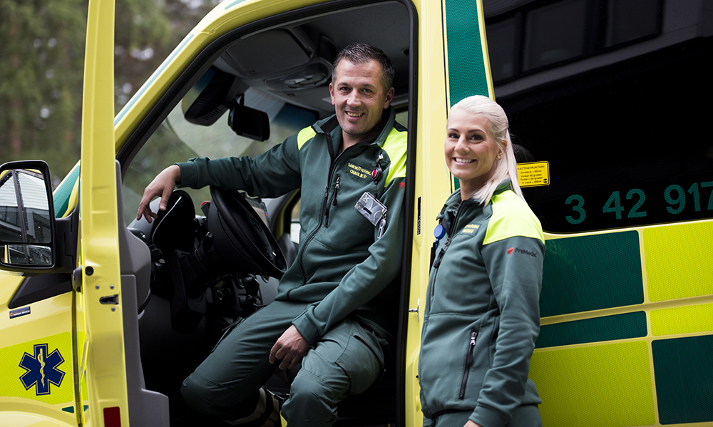 ”Vore kul med nya kollegor i både ambulansen och löparspåret”