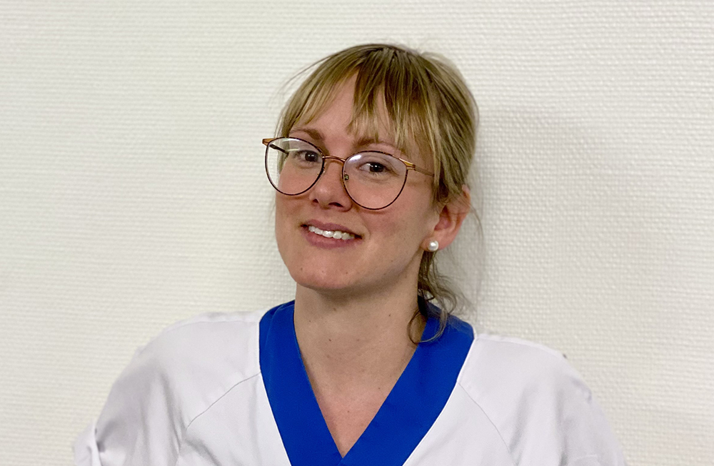 Ebba Boberg, sjuksköterska och operationskoordinator på handkirurgen.