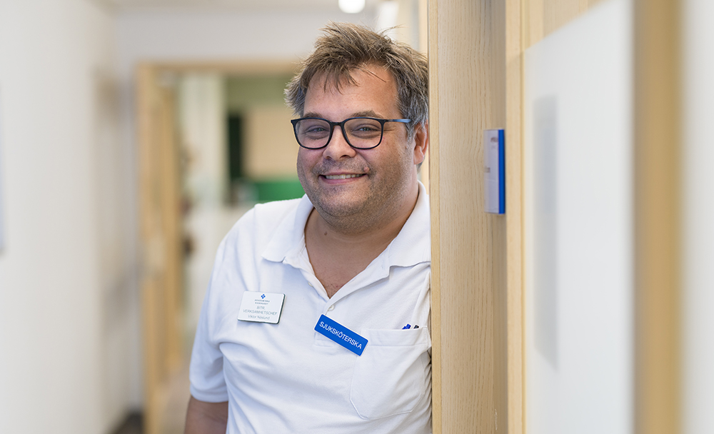 Viktor Näslund, biträdande verksamhetschef på Ortopeden och handkirurgen på Akademiska sjukhuset. Foto: Göran Ekeberg