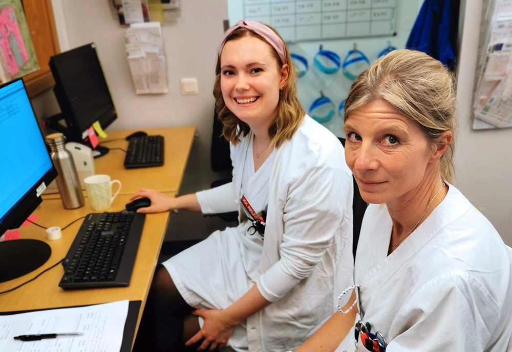 Sjuksköterskorna Berenice Glimberg och Louise Frank är på Expressens lista ”Årets kvinnor”.