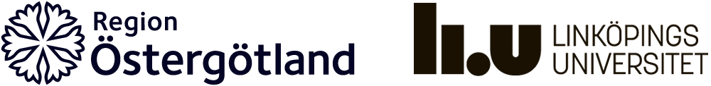 Logotyper Region Östergötland och Linköpings universitet
