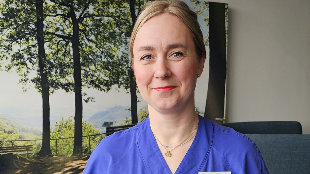 Agnes Munkberg, vårdenhetschef på Sahlgrenska universitetssjukhusets centrala intensivvårdsavdelning.