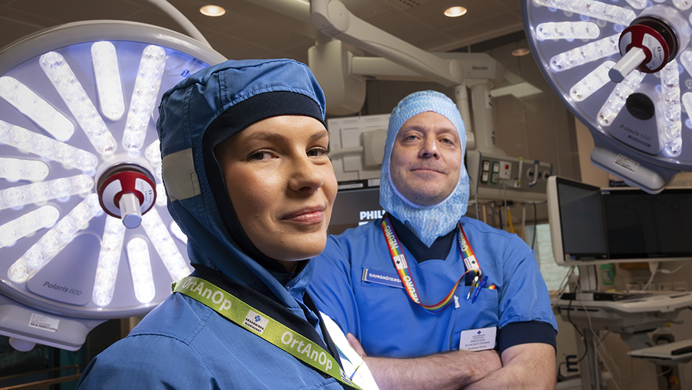 Filippa Hartzell och Andreas Moliis har ett varierande arbete med stor bredd. Foto: Mikael Wallerstedt