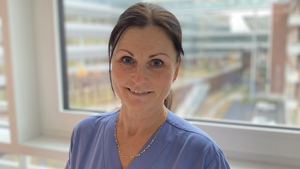 Malin Backman, universitetssjuksköterska och omvårdnadsansvarig på Karolinska Comprehensive Cancer Center.