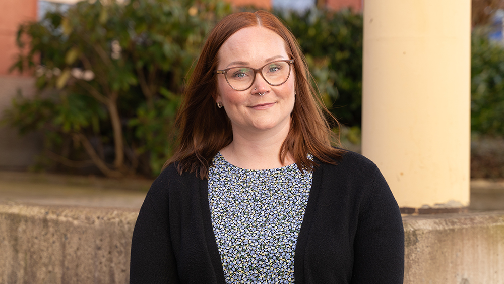 Filippa Stenberg vid Blekinge tekniska högskola. Foto: Robin Frejd / BTH