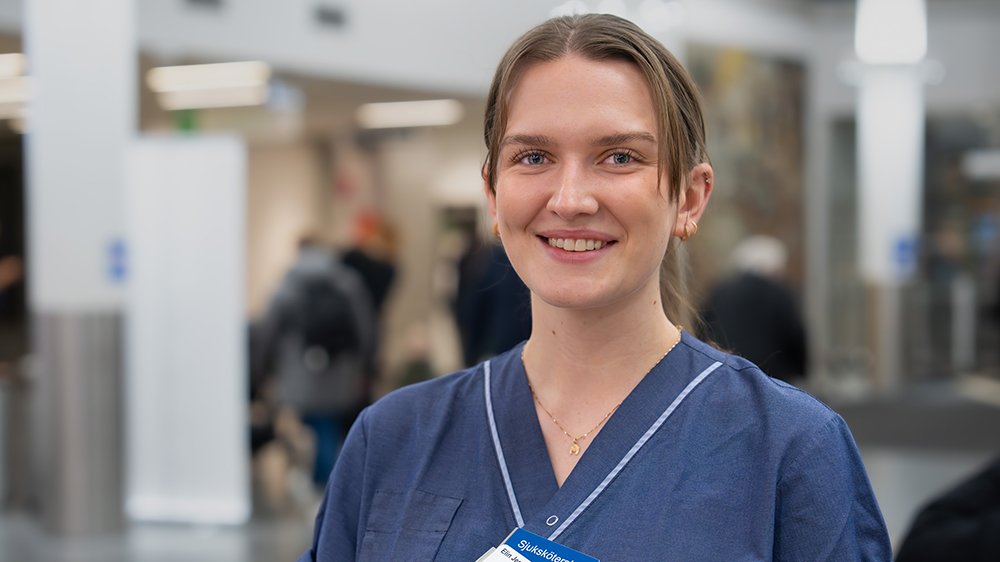 Elin Jerand Wernhammar, sjuksköterska och enhetsledare på ortopedikliniken och ambassadör för KKV på Södersjukhuset. Foto: Clas Fröhling / SöS