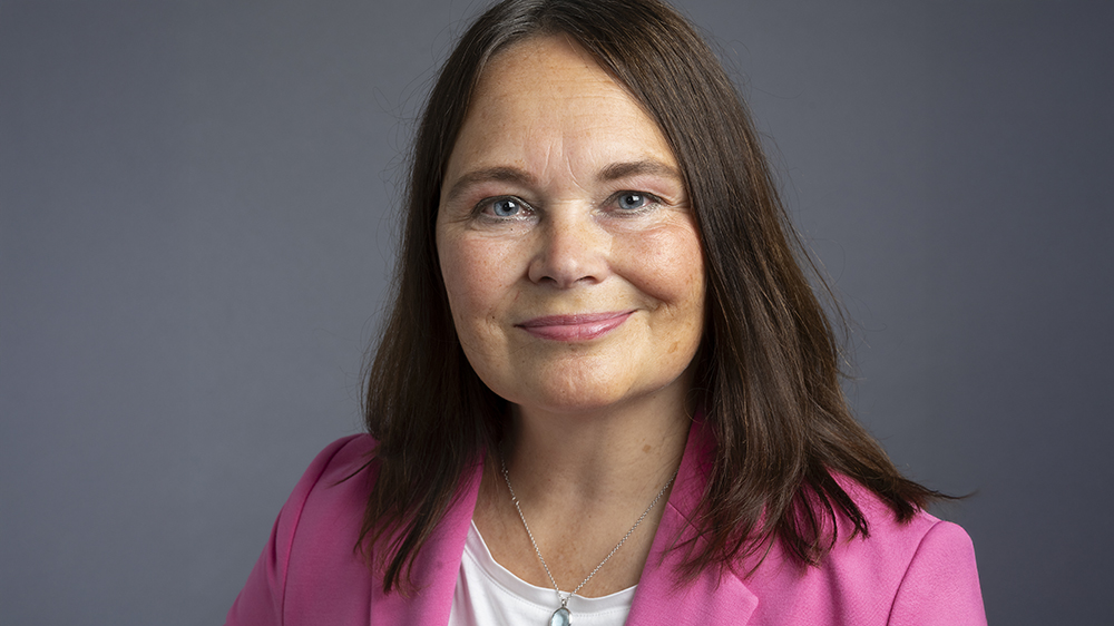 Oili Dahl, ordförande för Svensk sjuksköterskeförening. Foto: Stefan Bohlin