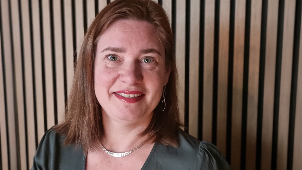 Lina Hallin, sjuksköterska och stomiterapeut på stomi- och kirurgmottagningen på Hallands sjukhus i Halmstad och ordförande för SSKR.